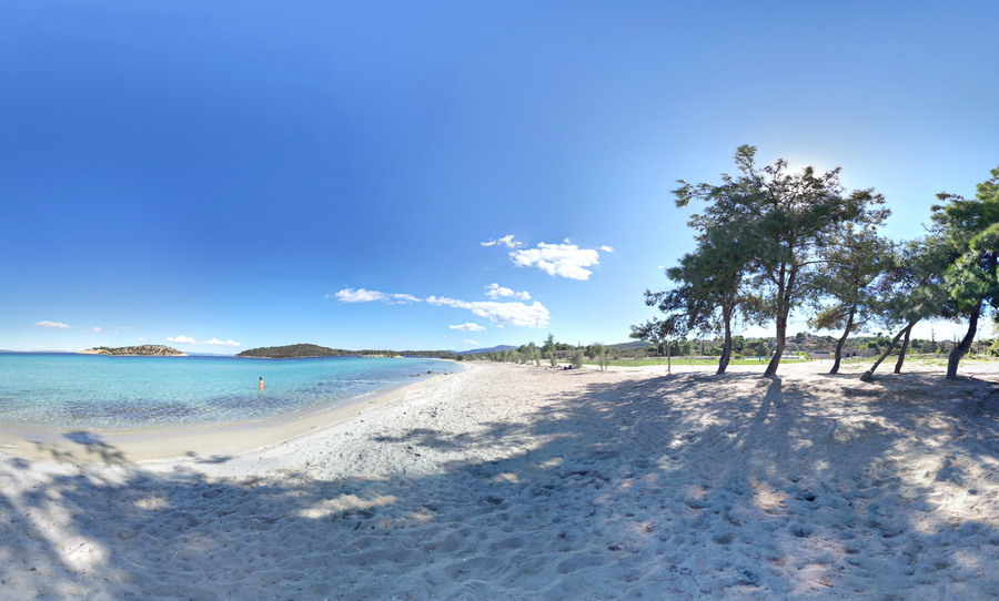  Lagonisi plaža Sitonija 